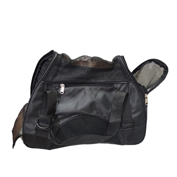 PORTABLE Foldable Cat/Dog Transport Bag Carrier Bag Mesh Breathable Travel Bag - Picture 2 of 9